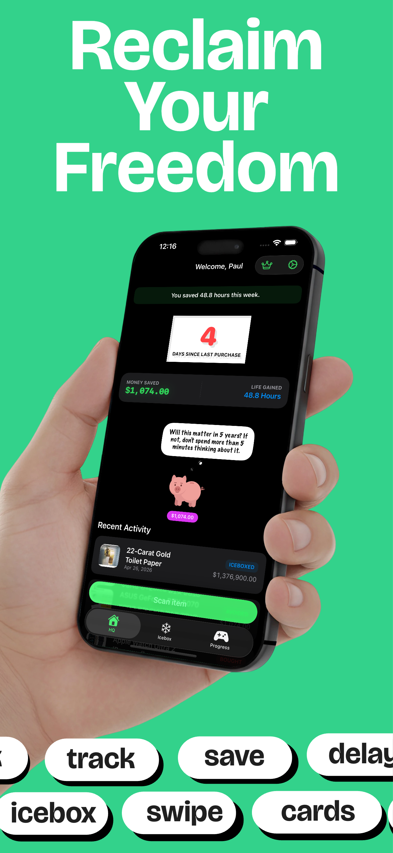 Nullspend App Interface